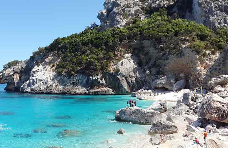 Le spiagge bianche di Goloritza in Sardegna 