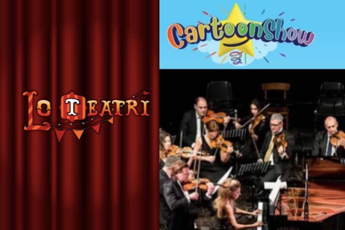 Sipario de Lo Teatri Cartoon Show e orchestra