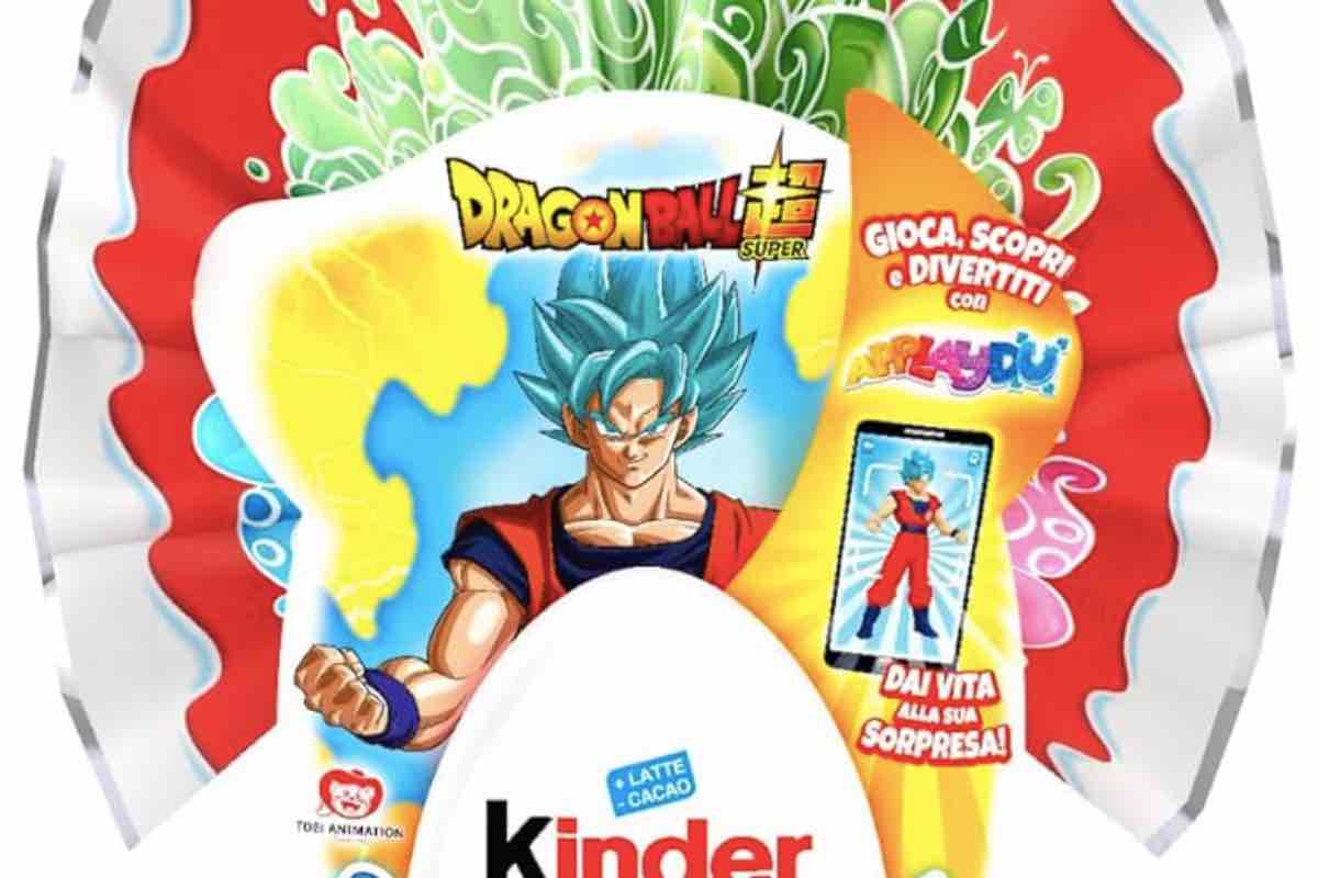 Uova di Pasqua Kinder con Goku