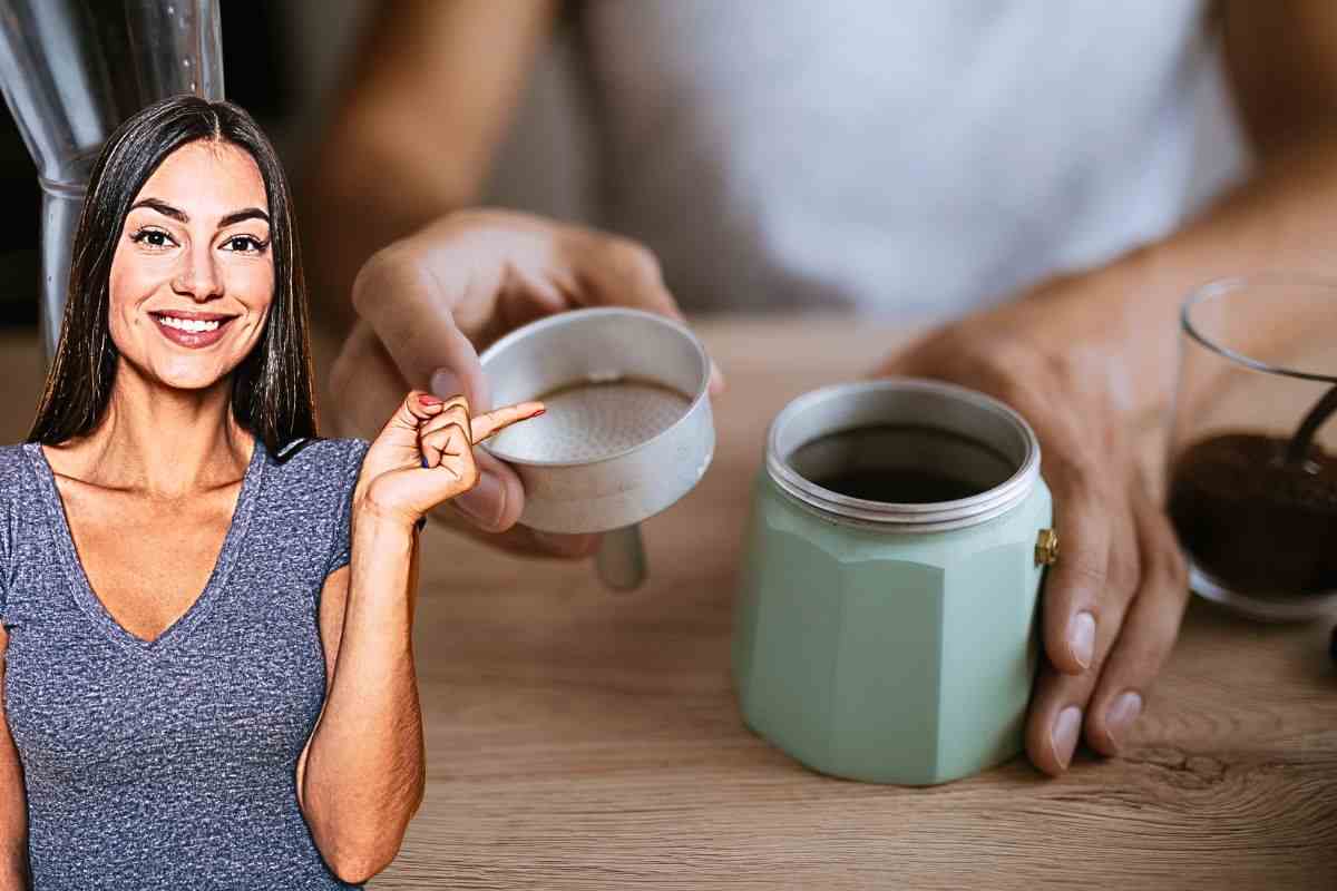 Moka caffè smontata