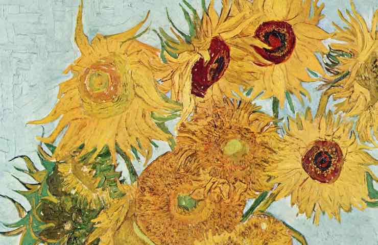 Dipinto del vaso con 12 girasoli di Van Gogh 