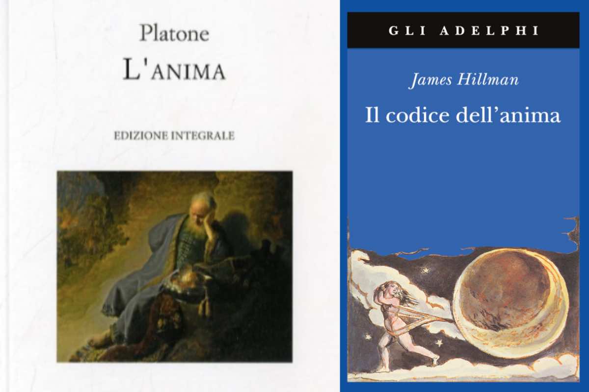 Libri di Platone e James Hillman che parlano di anima