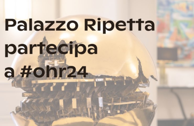 Opera di Arnaldo Pomodoro per la mostra a Palazzo Ripetta 