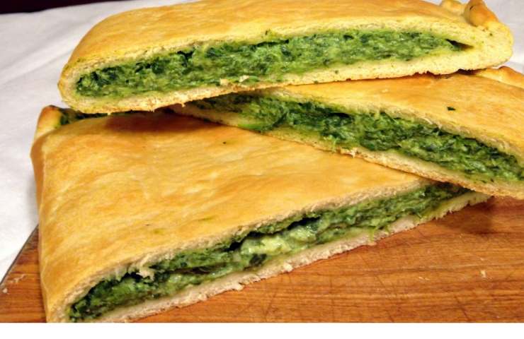 focaccia con broccoletti