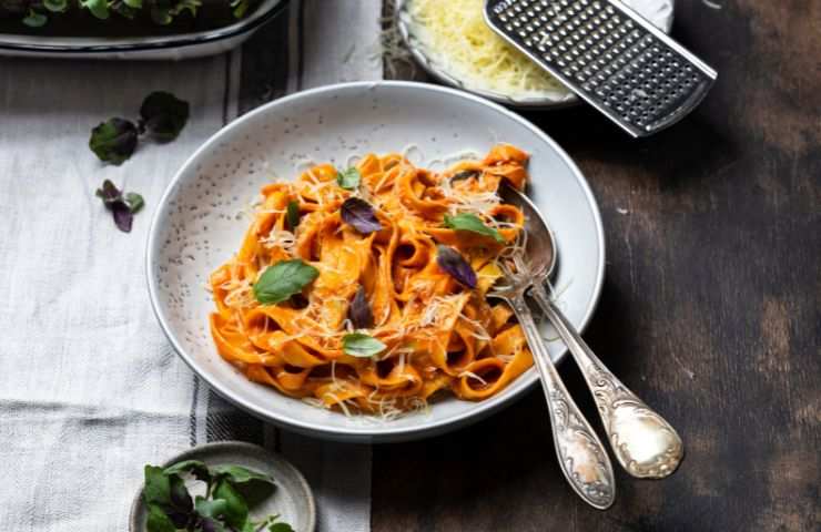 pasta pomodoro panna