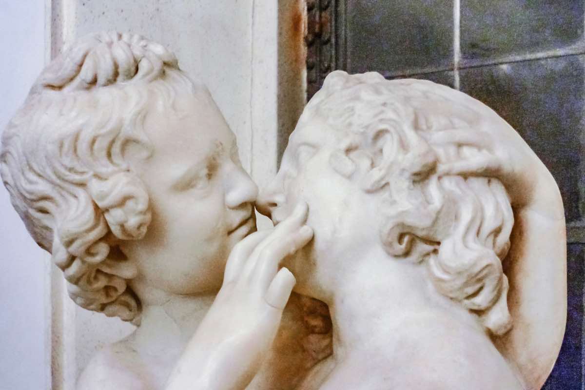 Le statue di Eros e Psiche ai Musei Capitolini
