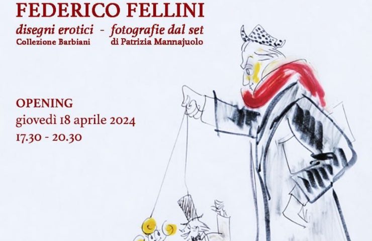 Fotografie dal set e disegni di Fellini per mostra a Napoli