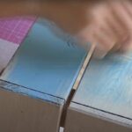 Colorare cassetta in legno in stile Shabby Chic