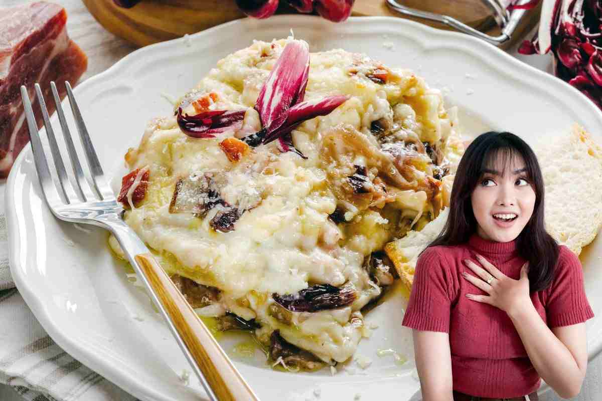 ricetta lasagne radicchio