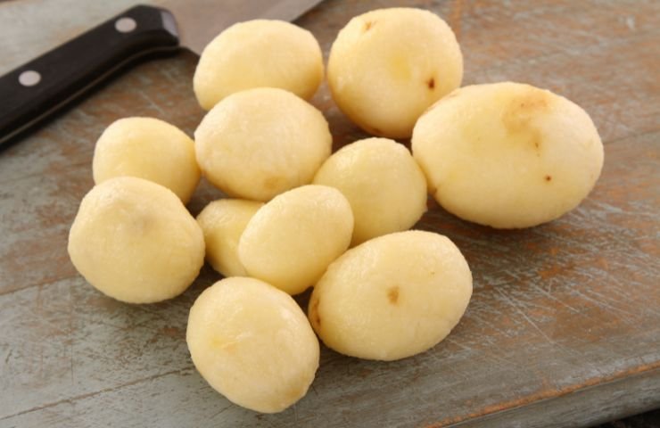 patate sbucciate