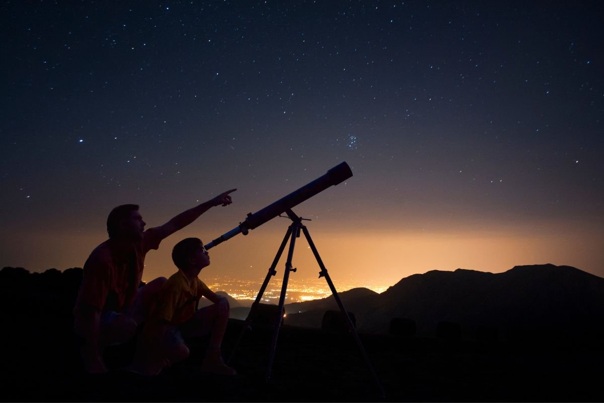 Cielo stellato all'alba