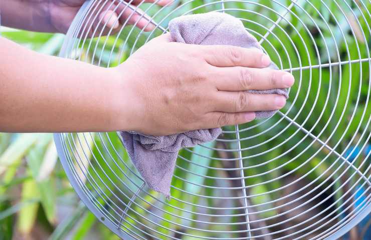 igienizzare il ventilatore