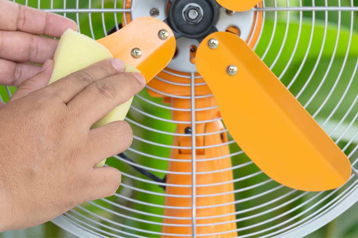 pulire il ventilatore