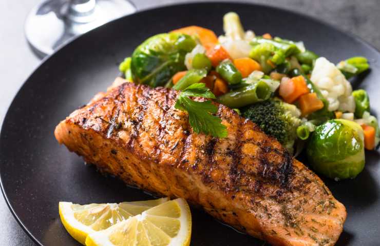 pesce e verdure